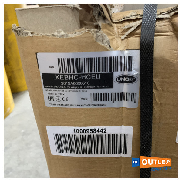 Okap wyciągowy ze stali nierdzewnej UNOX do pieców konwekcyjno-parowych - XEBHC-HCEU