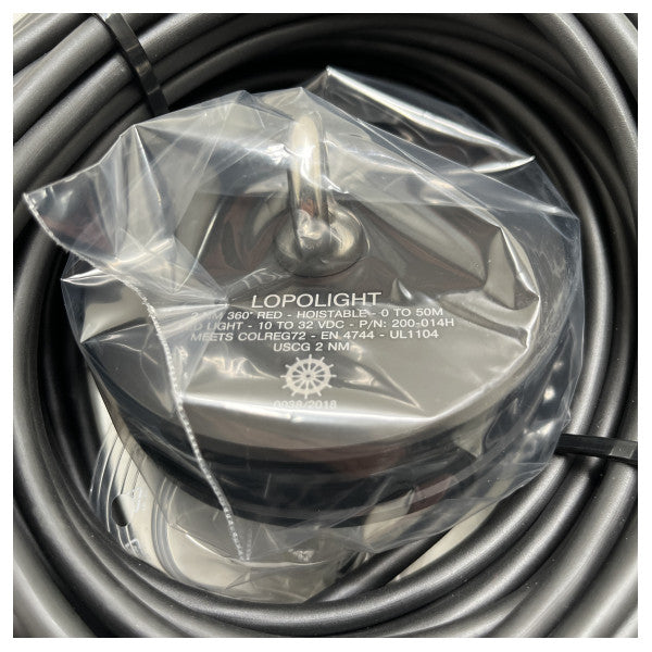 Lopolight 200-14H-B за 2 nm червена навигационна светлина