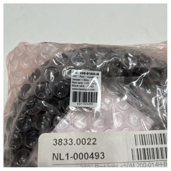 Lopolight 200-14H-B за 2 nm червена навигационна светлина