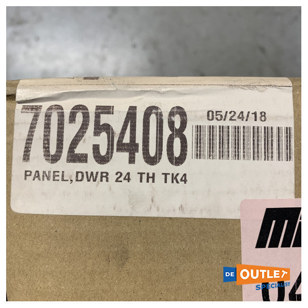 Sub Zero kit för lådpanel i rostfritt stål - 7025408