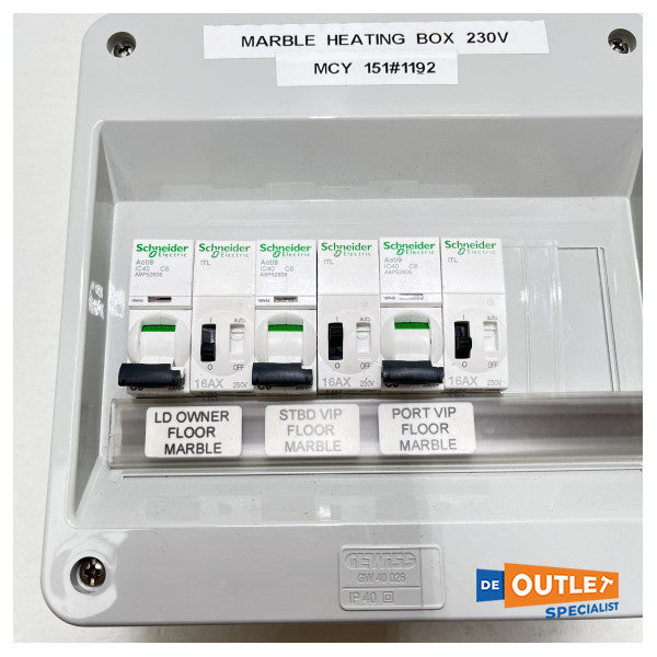 Gewiss 4 x 16 ampere elcentral - GW 40 26