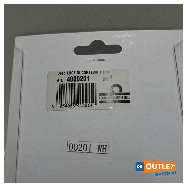 Waterdichte LED lamp met bewegingssensor 12/24V wit - 4000201