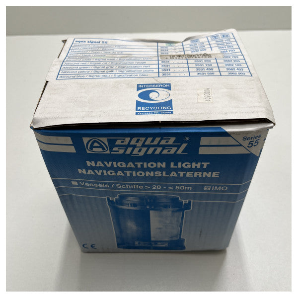 Aqua Signal serie 55 akter gult navigationsljus - 3533403000