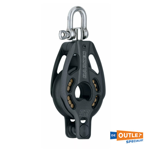 Harken 3216 Black Magic 57 mm de disco único chupado bloque