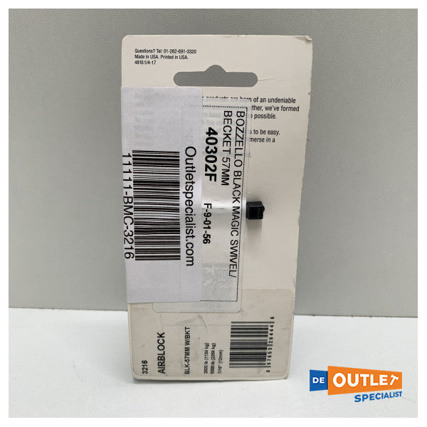 Harken 3216 Black Magic 57 mm de disco único chupado bloque