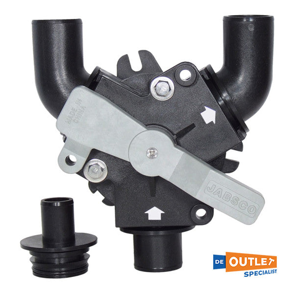 Jabsco Y-клапан - 3-пътен пластмасов вентил - 45490-1000