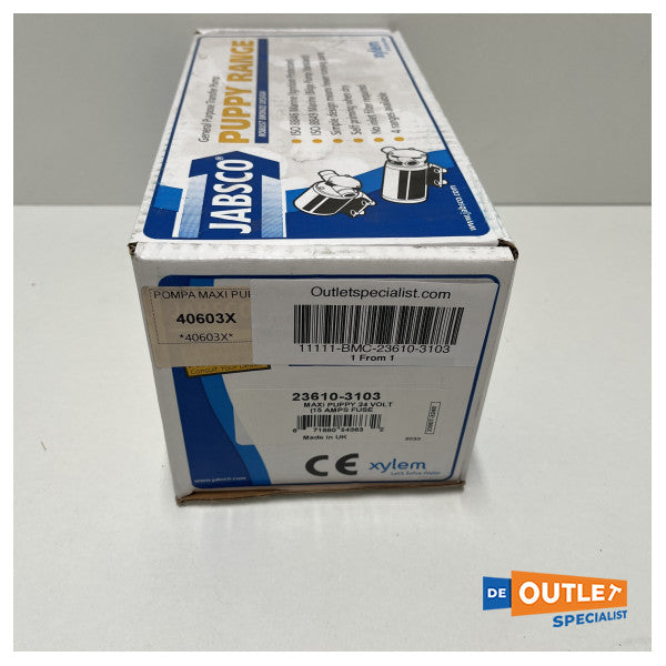 JABSCO Max-Pupi selbst Saugübertragungspumpe 24V-23610-3103