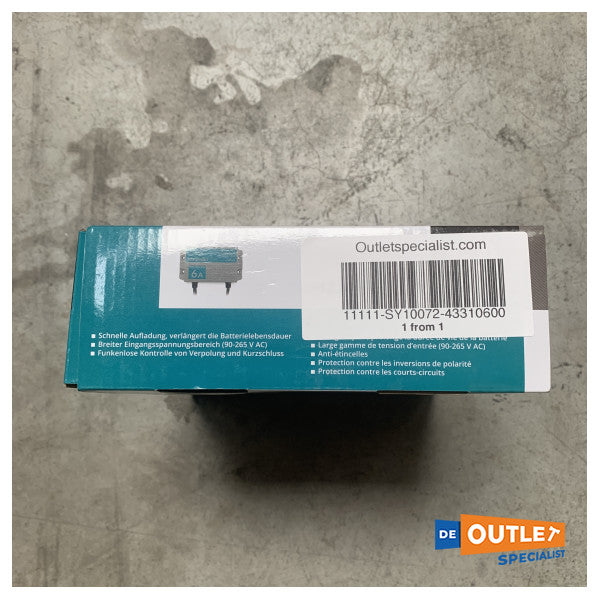 Mastervolt Easycharge 6A battery charger 12V - 43310600