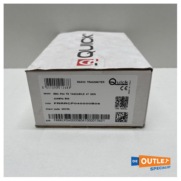 RRC RRC rápido P04 4 -Channel Remote Controller - FRRCP040000B06