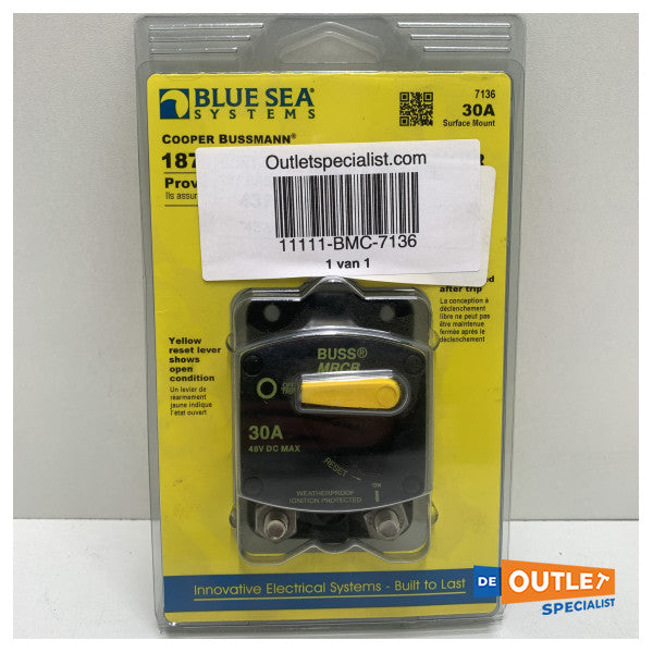 Blue Sea Series 183 30 Amp Circuit Braker 12 / 24V - 7136