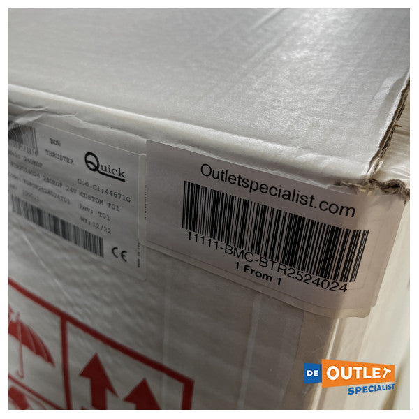 Brzi BTR250 250 mm | 240 kgf | 24V uvlačenje Bowthrester - BTR2524024