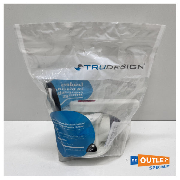 Ręczny zawór 3-drogowy Trudesign biały 90314