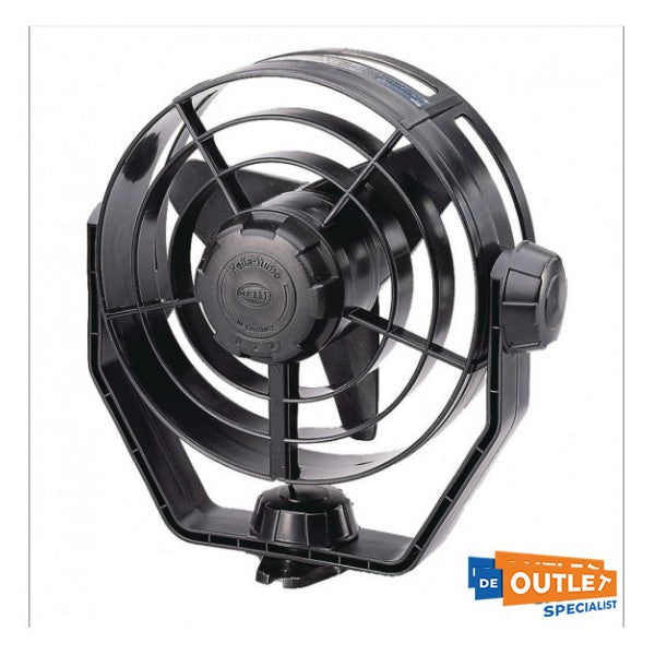 Hella Marine Ventilatore turbo 12V nero - 8EV 003 361-001