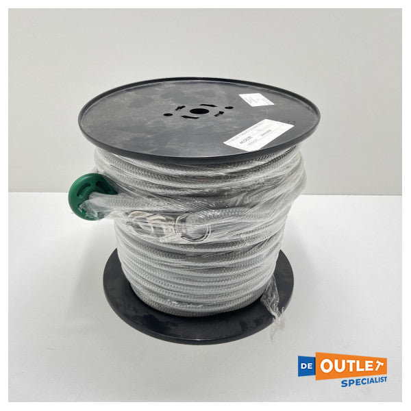 Ліска Lancelin з подвійним плетінням 14 мм сіра 65 метрів