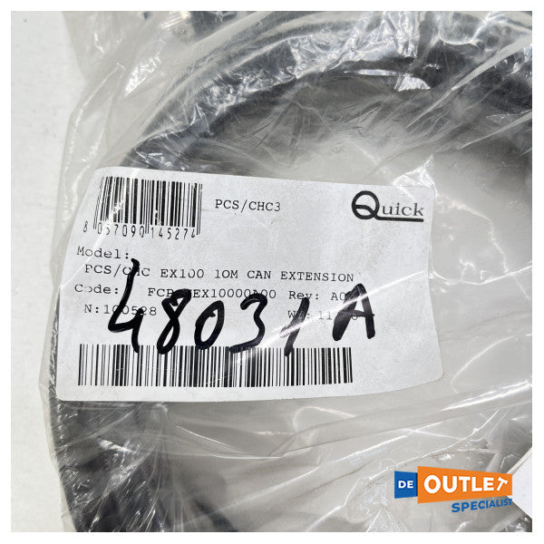 كابل توصيل كويك EX100 PCS/CHC3 CAN 10M - FCSCHEX10000A0000