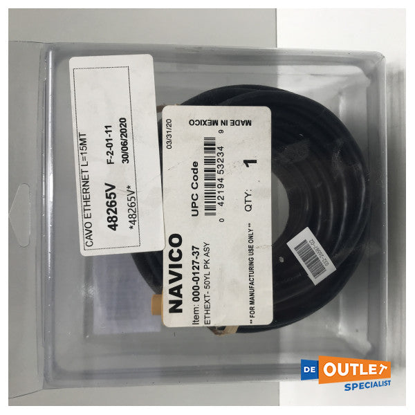 Navico 15 meter ethernet-kabel - 000-0127-37