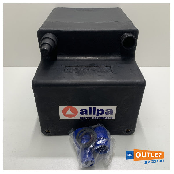 Kan 40L avløpsvannstank plast svart 500 x 330 x 330mm - 483001