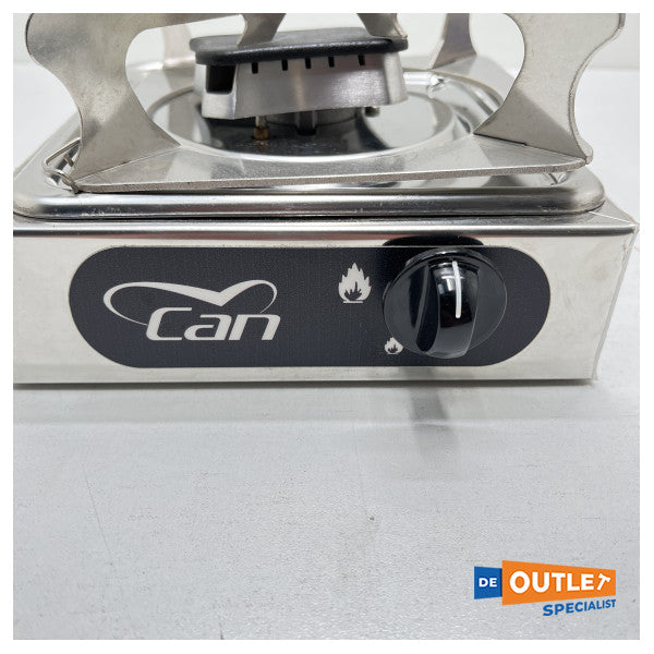 Газова печка CAN от неръждаема стомана с 1 горелка - FN1330