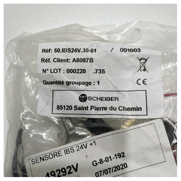 Scheiber IBS 24V + 1 sensor de função de bateria - 50.IBS24V.30-01