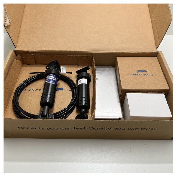 Bennett Hydraulic Trim Tab Set Mingħajr Kontroll 18 x 12 - BNTNIM1812