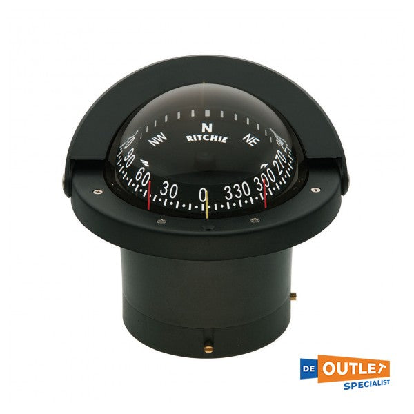 Ritchie FN-203 FLUSH Liquid Compass Black con iluminación