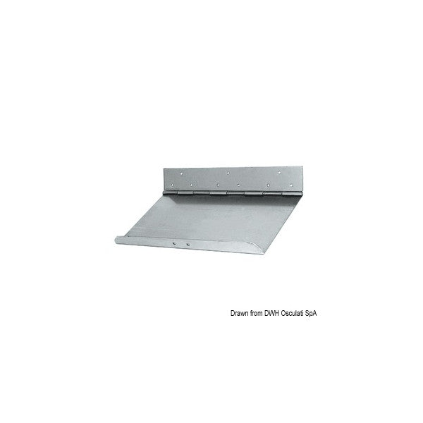 Osculati dubbele RVS trim tabs 1200 x 230 mm - 51.134.07