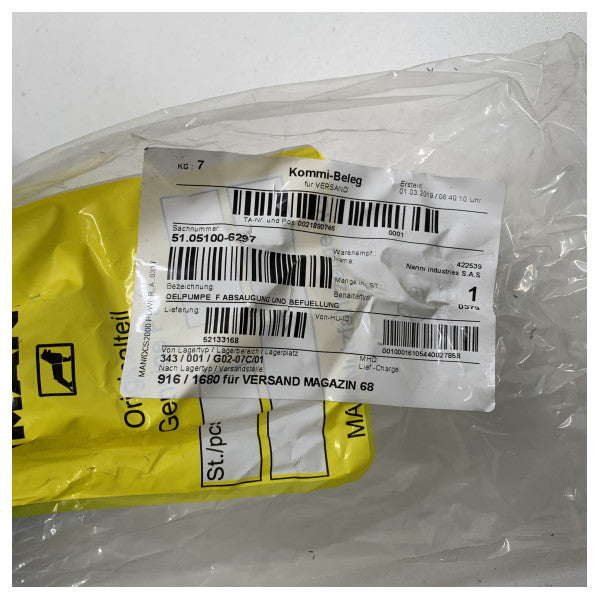 وحدة مضخة نقل زيت مان 12 فولت - 51051006297