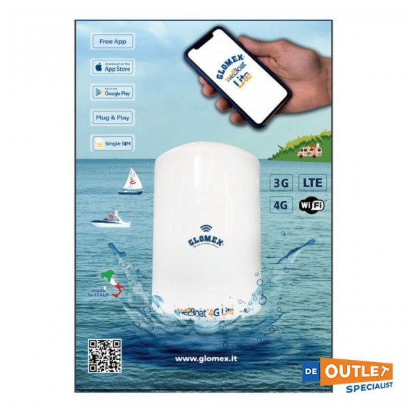 اكتمل نظام هوائي Glomex Webboat 4G 4G lite EVO الكامل