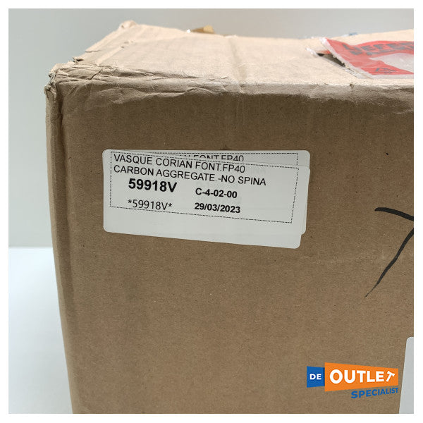 Мивка Malvaux Corian Carbon