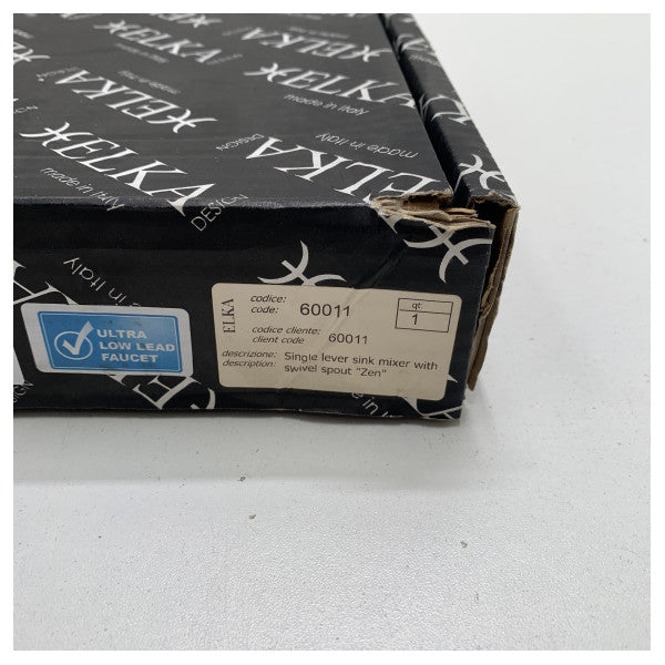 Смесител за мивка Elka Zen с един лост и въртящ се чучур - 60011