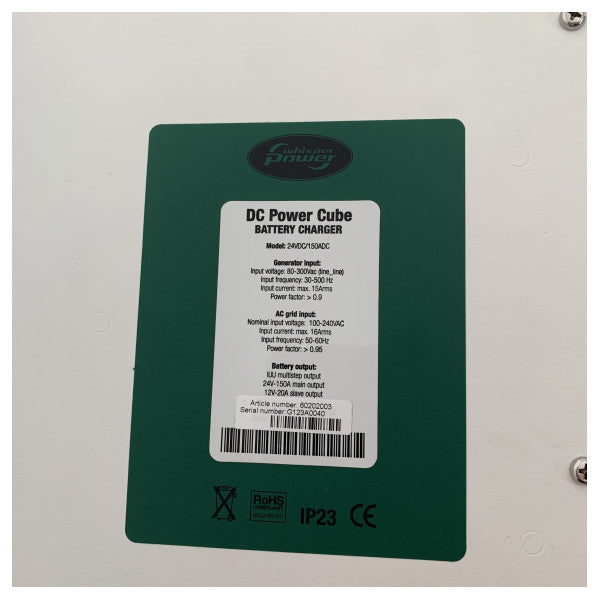 Φορτιστής Whisper Power WP-DC Powercube 24V / 150A - 60202003