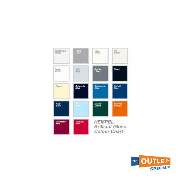 Hempel Брилянтен гланц Ледено синьо 0,75 литра топ лак