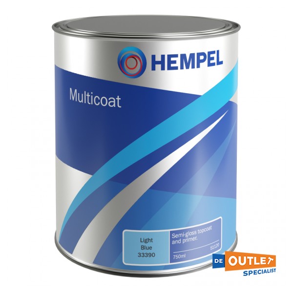 Hempel Multicoat de 0,75 litros Bootlak de capa superior gris claro