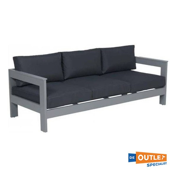 Garden Impressions Romero 3-persoons aluminium loungebank antraciet
