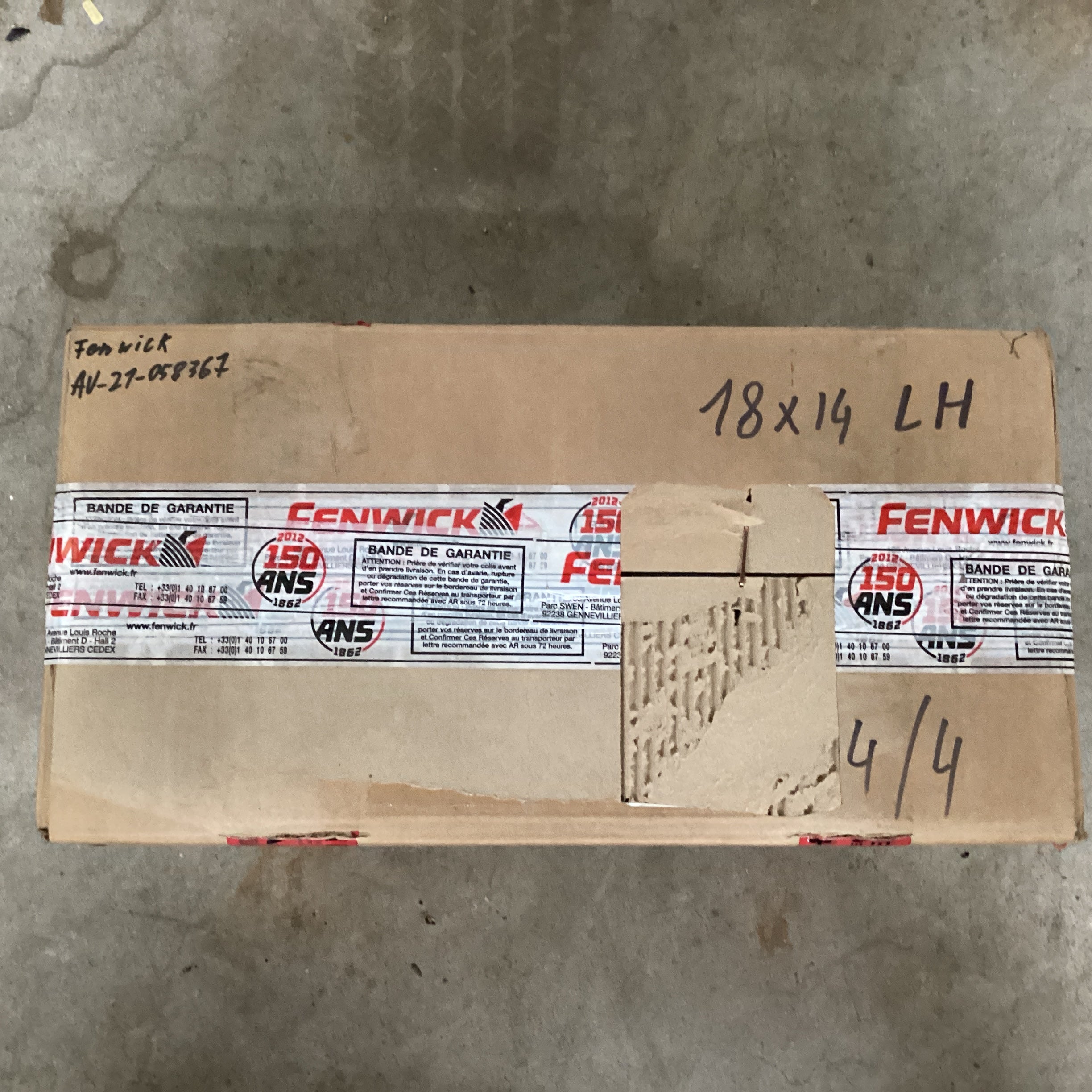 Śmigło składane Varifold VF108 3-łopatowe z brązu 18 x 14 w kierunku przeciwnym do ruchu wskazówek zegara