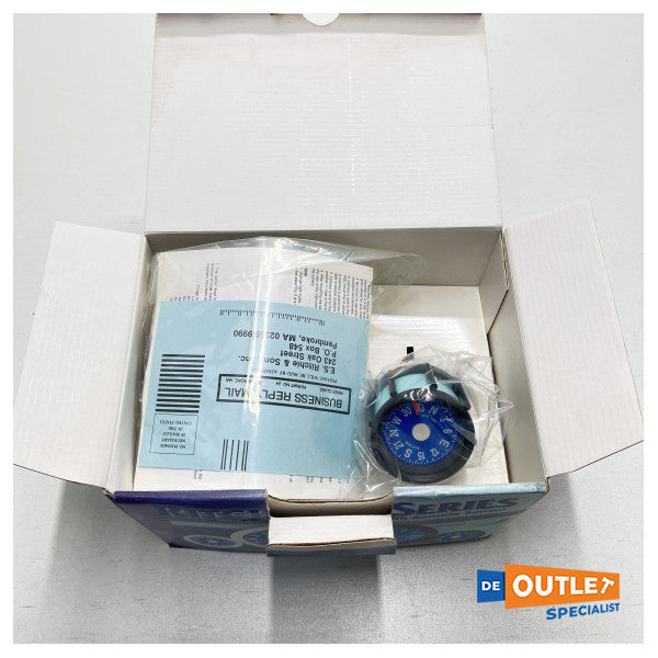 Ritchie M-2W elektrisk digital kompass vit 45 mm