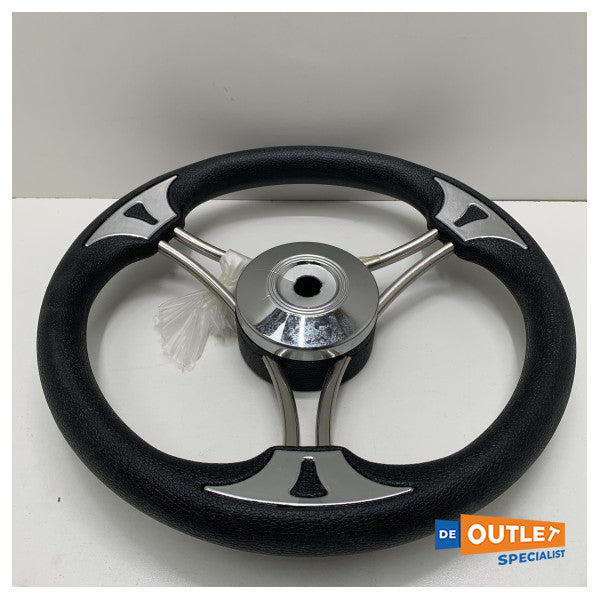 Кермо Allpa 3-спицеве тип 23 чорне 350 мм - 068715