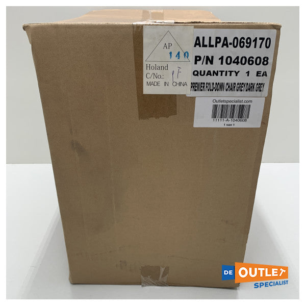 Springfield Folding Boat Steering Chair Griż - 1040608