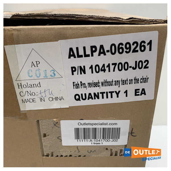 Springfield Fish Pro foldbart pilotsæde - stol antracit - 1041700-J02