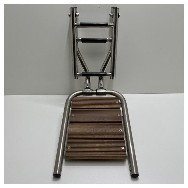 Lalizas 270 mm rvs zwemplatform met 3 treden zwemtrap - 6955