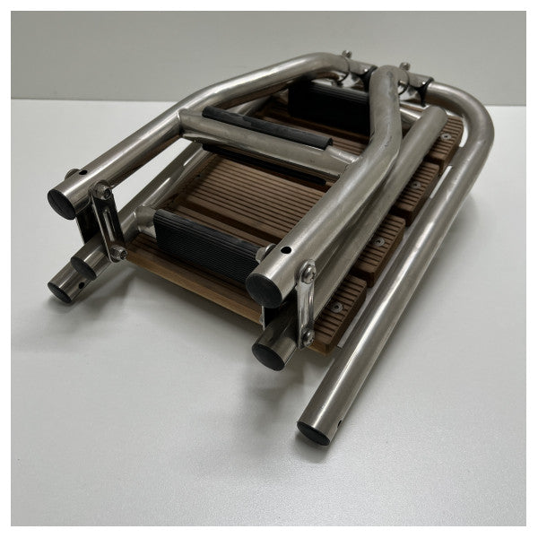 Lalizas 270 mm rvs zwemplatform met 3 treden zwemtrap - 6955