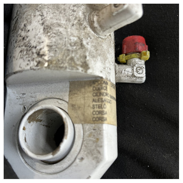 Bessenzoni Cylindre hydraulique en acier inoxydable revêtement blanc - 6ea03088