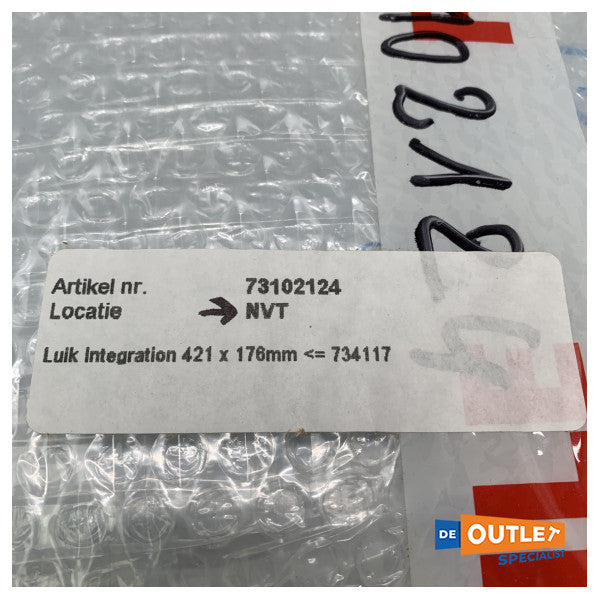 Goiot Integration 41.17 Aluminum Danger 421 x 176 mm - 73102124