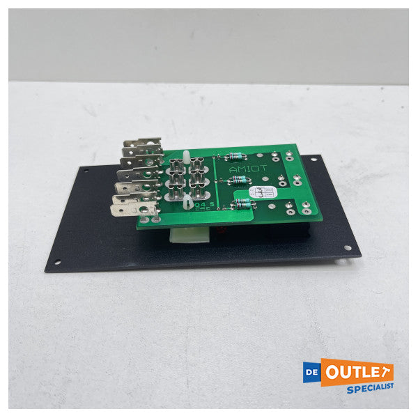 Panel de interruptor de 3 piezas AMIOT 12V - 10A - 93002