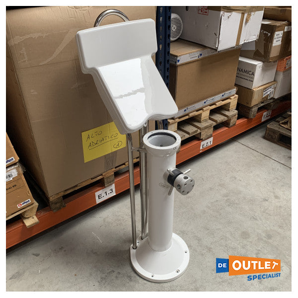 Bieden Goiot model 220 complete sailboat steering pedestal kit white