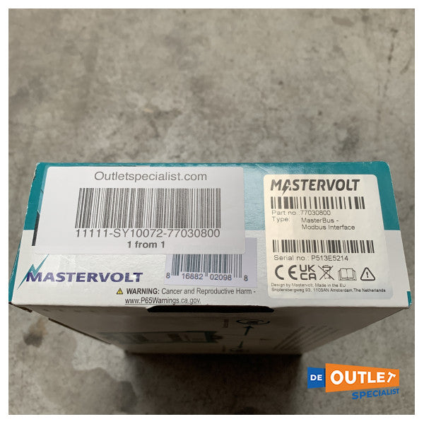 Mastervolt MasterBus Modbus インターフェースモジュール - 77030800