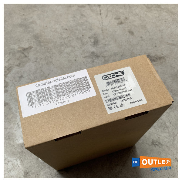 Czone Touch 7 Inch berøringsskjermkontroller Display 12/24V-80-911-0200-00