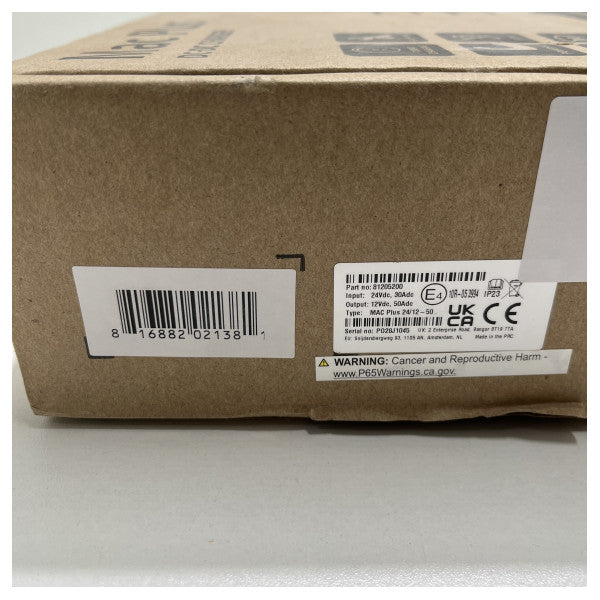 Μετατροπέας DC-DC Mastervolt Mac Plus 24 σε 12V - 50 amp - 81205200