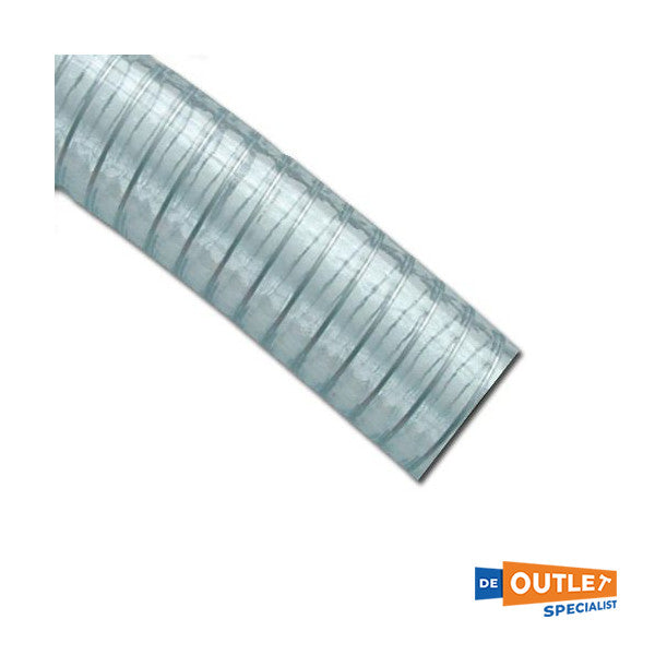 Allpa 30 метра маркуч за вода 40 x 50 мм със спирала прозрачен - 864050