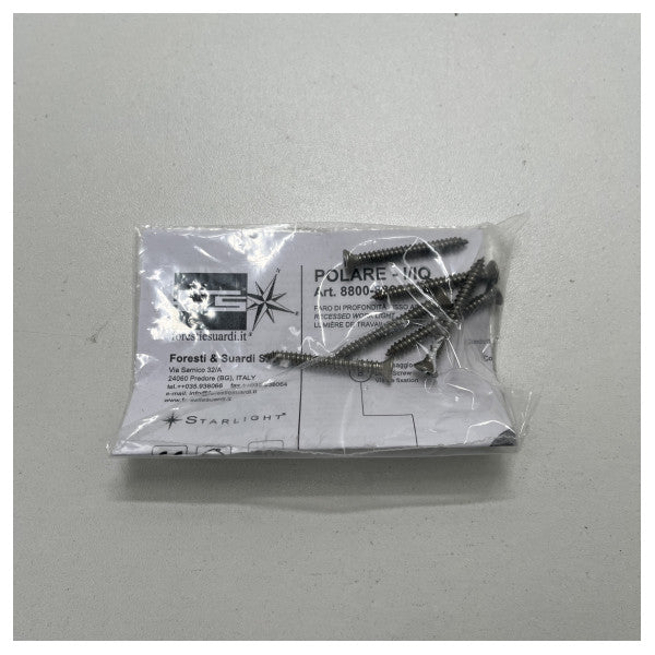 Foresti Suardi 8800.C 3200K power LED deck light stainless steel